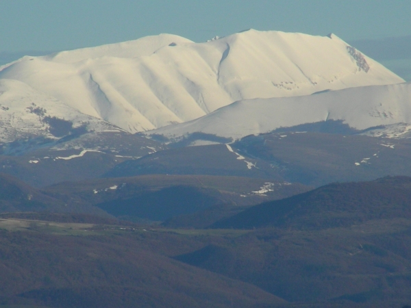 Cima Del Redentore E Il M.vettore Dal M.subasio (19/01/98)