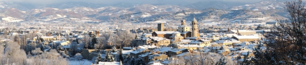 Panorama Città Di Castello Dopo La Nevicata Del 16/12/2007